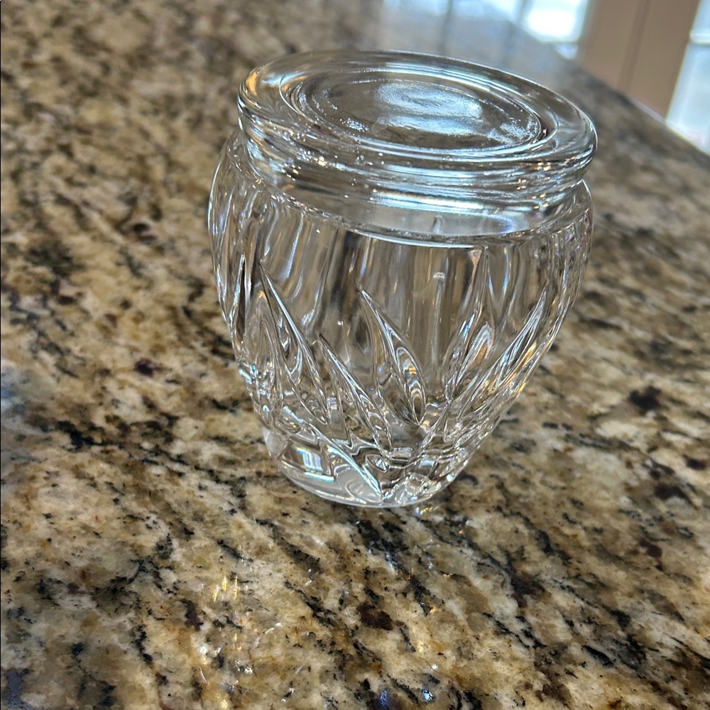 vintage Marquis Waterford crystal cookie or buscit jar - Picture 10 of 11